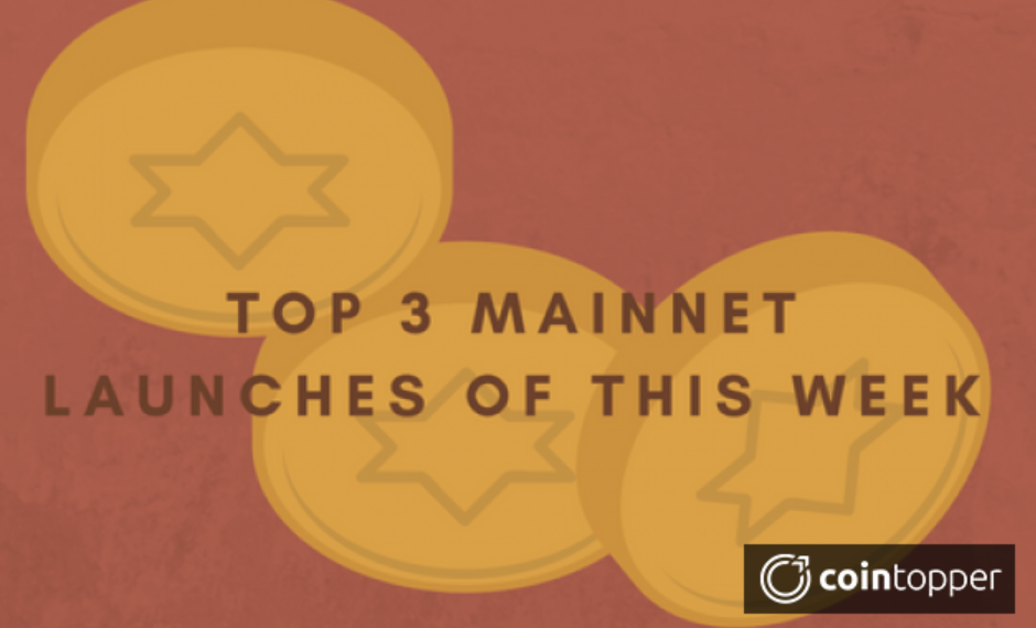 Top 3 Cryptocurrency Mainnet Launches In The Current Week